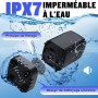 Spopal Kit Douche de Camping, Douche Portable,Pompe de Douche Électrique Rechargeable,Imperméable, avec Afficheur Intelligent et