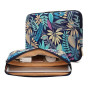 Kayond Housse imperméable avec motif de forêt pour ordinateur portable de 11 à 17" 15-15.6 inch bleu