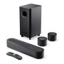 Majority Barre de Son TV Bluetooth 5.3, 300W Home Cinema 5.1 sans Fil | Bowfell Halo Atmos Mini Soundbar PC | DMI eARC | Enceint