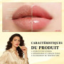 Rouge à Lèvres Magique Changeant de Couleur, Baume pH Adaptatif | Longue Tenue, Ph Glow Brillant avec Flocons d'Or, Sans Transfe