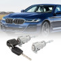 MangWany Cylindre de Serrure Gauche + Droite | pour Golf IV Bora Fabia 604837167 604837168 - Clé de Porte - Noyau de Sécurité de