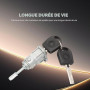 MangWany Cylindre de Serrure Gauche + Droite | pour Golf IV Bora Fabia 604837167 604837168 - Clé de Porte - Noyau de Sécurité de