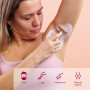CAVEEM Rasoir de Sûreté à Double Tranchant pour Femme et Homme, Or Rose | Kit de Départ avec 5 Lames de Rechange, Poignée Textur