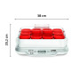 Seb Multi Délices, Express Yaourtière 12 pots verre 140 ml, Sans BPA, 5 programmes automatiques, Programme Express, Fabriqué en