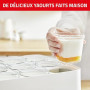 Seb Multi Délices, Express Yaourtière 12 pots verre 140 ml, Sans BPA, 5 programmes automatiques, Programme Express, Fabriqué en