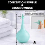 Poire Lavement Oreilles 75ml Haute Précision - Seringue Auriculaire Souple pour Nettoyage du Cérumen - Retrait de Bouchon d'Orei