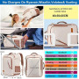 WENIG Sac 40x30x20 Bagage Cabine 40x30x20 pour Ryanair Sac à Dos Voyage Cabine Avion pour Wizzair 24L Sac à Dos Voyage Femme Bag