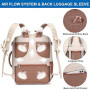 WENIG Sac 40x30x20 Bagage Cabine 40x30x20 pour Ryanair Sac à Dos Voyage Cabine Avion pour Wizzair 24L Sac à Dos Voyage Femme Bag