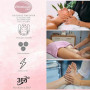 VELFORM Vibraluxe Pro Masseur Anti-Cellulite Électrique 3000 tr/min – Appareil de Massage Amincissant avec 6 Têtes Incluses – Ra
