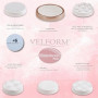 VELFORM Vibraluxe Pro Masseur Anti-Cellulite Électrique 3000 tr/min – Appareil de Massage Amincissant avec 6 Têtes Incluses – Ra