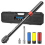 GoYwato 6-pièces Clé Dynamométrique, Cle Dynamométrique 1/2", 20-230N·m | avec 72 Dents, Barre D'extension 125mm, Adaptateur 1/2