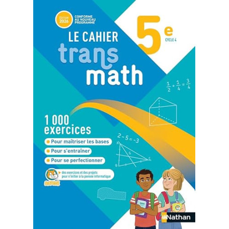 Cahier Transmath 5e