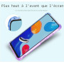 HONLEN Coque pour Redmi Note 11 / Note 11S (4G) Étui, (6.43" inches) Transparente Dégradée TPU Silicone Quatre Coins Renfort d'a