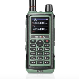 Radioddity GC-5 Radios Bidirectionnelles Double Bande, Talkie Walkie Portable Longue Portée 144-146/430-440 MHz, Radio Licence r