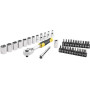 Stanley STMT82672-0 Coffret de Douilles Compact ¼’’ Jeu de 37 Pièces