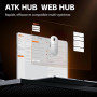 ATK A9 Souris Gaming sans Fil | 53 g Ultra-Légère, Capteur PAW3395SE, 18 000 PPP, 2,4 GHz/BT/Filaire, 1 000 Hz, Batterie 120 Heu