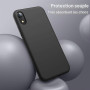 JETech Coque Silicone pour iPhone XR, Noir | Toucher Soyeux, Étui Housse Protection Antichoc, Résistant aux Rayures, Doublure en