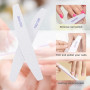 20 Pcs limes a Ongles Double Face Réutilisable 100/180 Grit pour Manucure | Professionnelle Lime à Ongles Salons De Manucure Le
