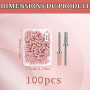 Version Mise à Niveau Sans Couture Embout Emeri 240, 100Pièces Mini Emeri 240, Embout Emeri, Bandes de Ponçage pour Ponceuse à O