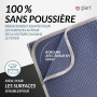 Glart 47TB Lot de 2 Chiffons Microfibre XXL 70×40 cm – séchage Voiture Doux et Absorbant – sans Peluches ni Rayures – Entretien 