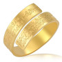 VASSAGO Bague/bracelet ajustable Ayatul Kursi pour Femme Homme Musulman Anneaux Allah Coran Calligraphie Arabe Anneaux Islam Eid