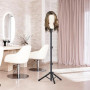 Depsylqz Support de Perruque Renforcé, 160cm Support de Perruque avec Rête de Mannequin, Réglable Trépied de Tête de Perruque, p