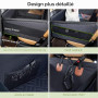 LORESJOY Siège Auto pour Chien Extra Stable | Housse Lavable et Imperméable, Petite et Moyenne Taille, Siège Arrière/Avant, Cein