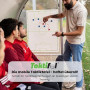 Taktifol Feuilles Tactiques Football – Rouleau de 25 Feuilles 60 × 80 cm – électrostatiques, effaçables, réutilisables