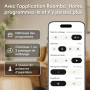 iRobot Roomba 115 Combo - Robot Aspirateur Laveur 2en1 - Puissance d'Aspiration de 15KPa - Brosse latérale étendue - Lingette de