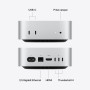 Apple Mac Mini avec Puce Apple M6 - Argent | CPU 12 cœurs et GPU 12 cœurs, 16 Go Mémoire unifiée, 256 Go