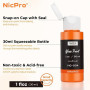 Nicpro 18 couleurs kit de peinture pour vitrail, 30 ml, peinture acrylique imperméable, peinture verre pour créations artistique