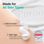 PURITO Panthenol 10% Cream pour peaux sensibles, 100 ml | Réparation de la barrière cutanée, soin visage, peaux à imperfections,