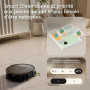 iRobot Roomba Plus 576 Combo Robot+AutoWash- 25KPa -Base Multifonction - Lavage à 75°C - séchage des lingettes à 45°C - LiDAR Cl