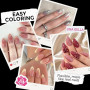 UNA GELLA Capsule Américaine Ongle Amande, 216 Pièces 12 Tailles (Forme Pointue Préformée) Tips en Gel Souple Demi-Mat Prothèses
