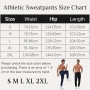 Bsrpolry Lot de 3 pantalons de survêtement athlétiques pour homme avec poches zippées, pantalon de jogging pour homme
