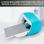 BOUFEIDA Smart Vinyl Permanent pour Cri-cut Joy, 14 x200+200cm Noir + Blanc | Vinyle Adhésif, Film de Traceur en Vinyle pour Sil