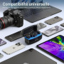 Boya BOYAMIC - Microphone lavalier sans fil pour iPhone, Android, smartphone, caméra, enregistrement embarqué, portée de 200M, m