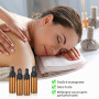 Furuising 30 Pièces Mini Flacons Pipettes, 5ml Flacon Compte Gouttes en Verre, Ambré Flacon Huile Essentielle Vide, Flacon Aroma