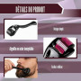 2 PièCes Dermaroller Cheveux 0,5 Mm, Rouleau Pour Pousse La Barbe Rouleau Derma Hommes Derma Roller Visage Rollers Micro Aiguill