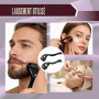 2 PièCes Dermaroller Cheveux 0,5 Mm, Rouleau Pour Pousse La Barbe Rouleau Derma Hommes Derma Roller Visage Rollers Micro Aiguill