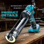 Pistolet à Cartouche Electrique Compatible avec Makita Batteries 18V sans Fil avec 2 x 2000 mAh Batteries, Pistolet Silicone Éle