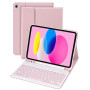 LAMA Étui avec Clavier pour iPad A16 11e génération 2025, iPad 10e génération 2022, étui de Protection Fin, étui avec Clavier Bl