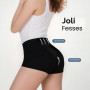 AOOSA Shorty Taille Haute pour Femme, Anti-Transparent Hot Pant de Sport | Anti-Frottement Push Up Mini Leggings Confortable Res