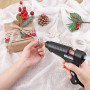 Pistolet à Colle LeaderPro avec une Trousse à Outil, 60W (Plus Efficace que 20W), 20pcs Bâtons de Colle 19cm*11mm, pour Bricolag