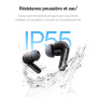 Baseus EP10 Pro Écouteurs Bluetooth sans Fil, Ecouteurs San Fil | Réducteur de Bruit Actif à -50dB, 7 Modes EQ, Hi-Res, 6-Mic AI