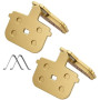 Plaquettes de Frein Entièrement Métalliques pour Trottinette Électrique | Compatible avec Ninebot Max G3 G3D G3E, 33,8 x 29,3 x