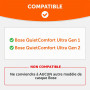 WC PadZ QC Ultra - Coussinets pour Bose QuietComfort Ultra Gen 1 & 2 | Par Wicked Cushions | Confort, épaisseur et durabilité am