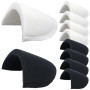 4 Paires Epaulette Vêtement Coussinets D'épaule en Mousse D'épaulettes en Éponge Épaulettes pour Veste Blazer T-Shirt Robe Vêtem