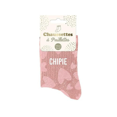 STC Chaussettes paillettes chipie
