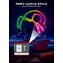ezmyma Neon Rubans LED 5M, Bandes LED RGBIC, Contrôle Intelligent par App, Flexible Étanche Découpable, Synchronisation Musique,